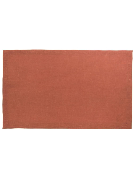 Плейсмат льняной цвет терракот