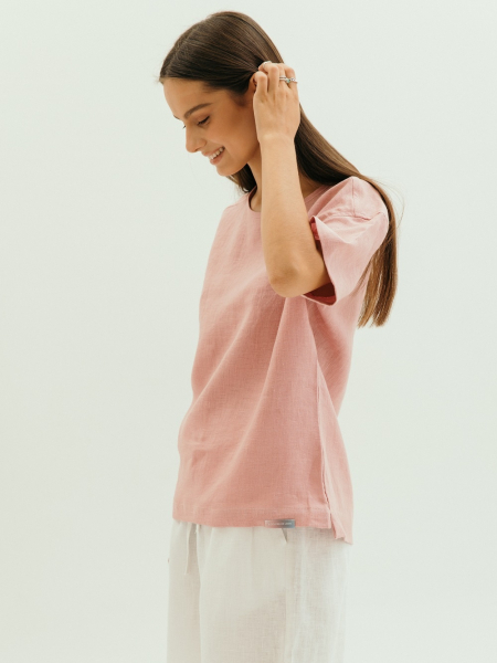 Футболка Basic dusty rose