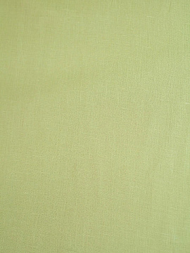 ОСТАТОК Льняная ткань цвет Сельдерей арт.454
