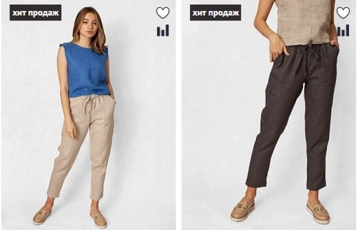 Ультрамодные брюки из льна: как носить и с чем комбинировать
