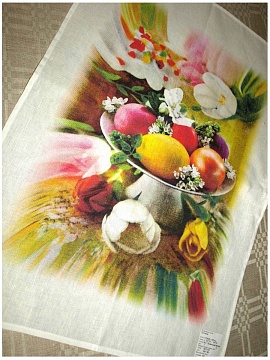 Полотенце льняное Пасхальный завтрак