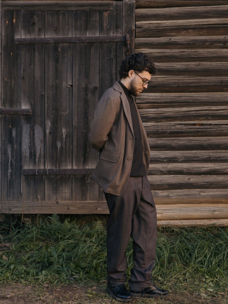 Пиджак wool Universal limited chocolate