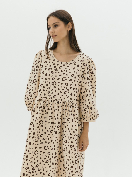 Платье flannel Margo limited milk specks