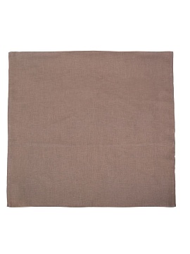 Льняная наволочка квадратная пыльная роза