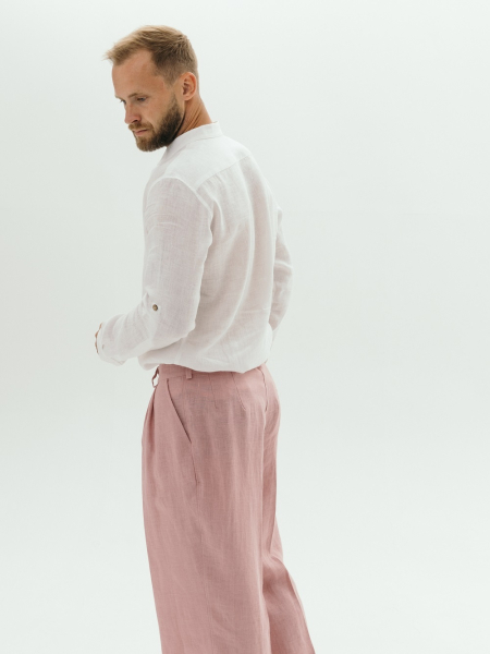 Брюки Wide dusty rose