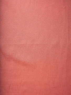 Ткань изо льна Коралловая арт.490