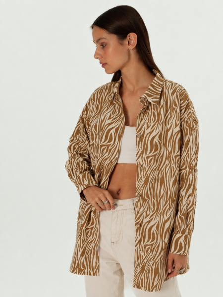 Рубашка Celine limited zebra