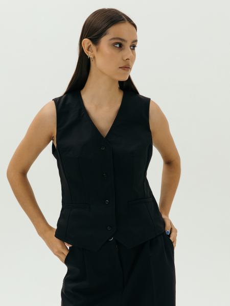 Жилетка wool Classy black
