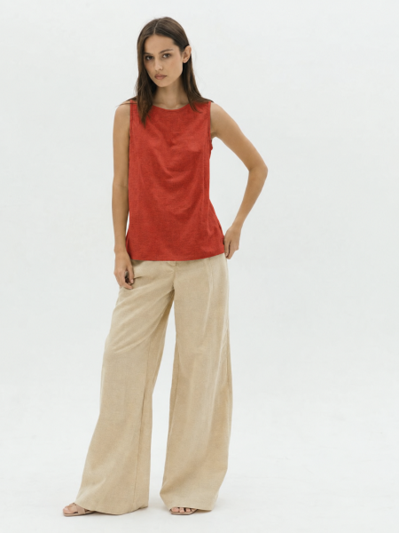 Топ Elle limited terracotta
