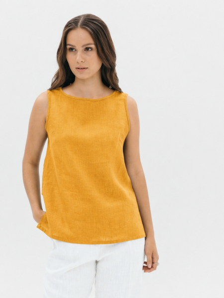 Топ Elle limited mustard