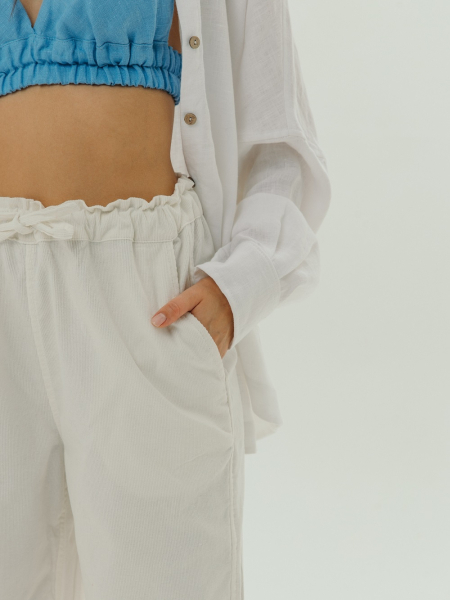 Брюки velvet Comfy white