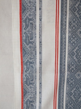ОСТАТОК Льняная ткань полотенечная Вышивка арт.12773