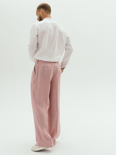 Брюки Wide dusty rose