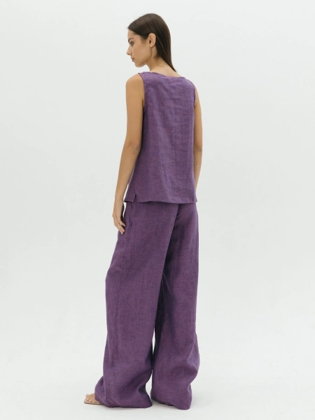 Топ Elle limited eggplant melange