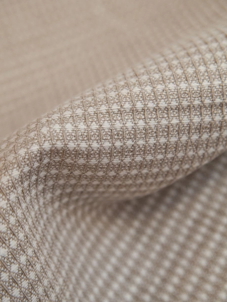 ОСТАТОК меньше метра Льняная ткань декоративная Геометрический