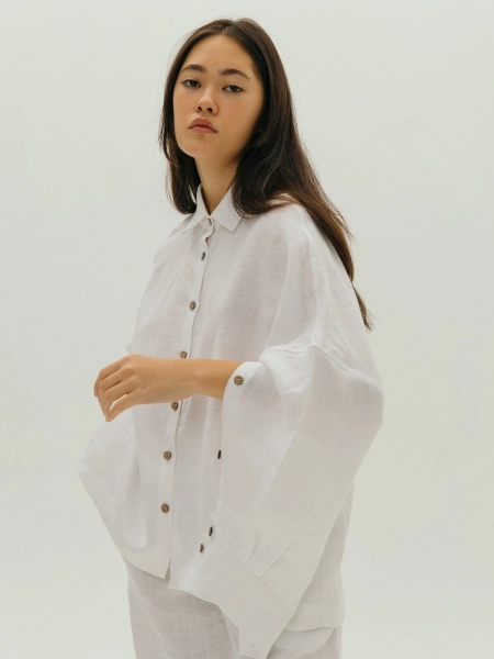 Рубашка Origami white