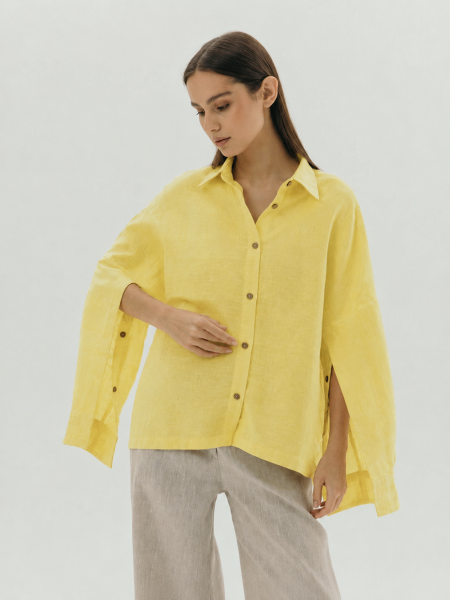 Рубашка Origami limited lemon