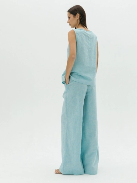 Топ Elle limited turquoise melange