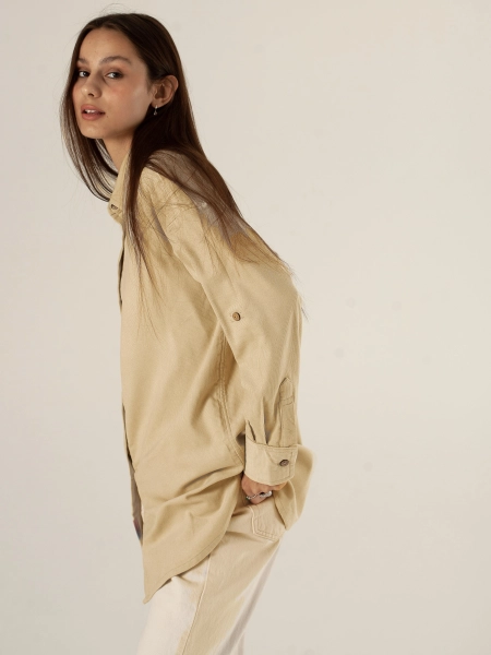 Рубашка velvet Celine natural