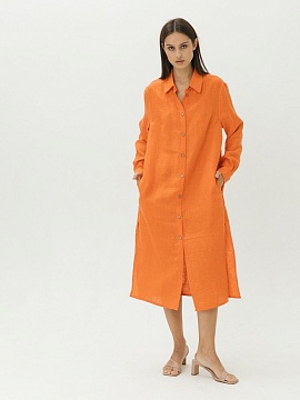 Платье-рубашка Fresh limited coral