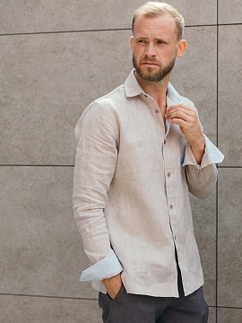 Рубашка PREMIUM Mont Blanc natural