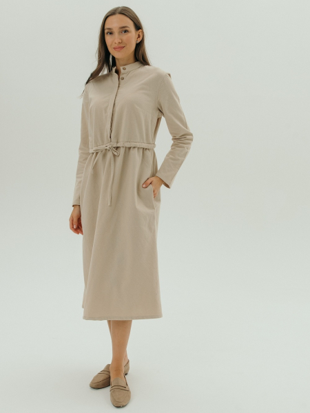 Платье flannel Grace natural