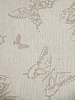 Льняная ткань декоративная Бабочки