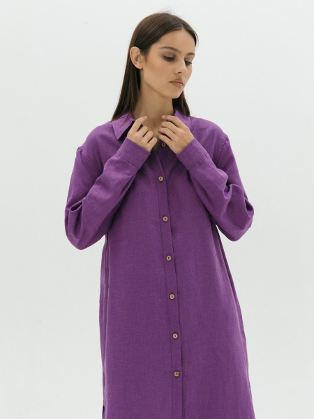 Платье-рубашка Fresh limited violet