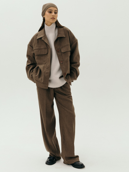 Брюки wool Classy limited chocolate line