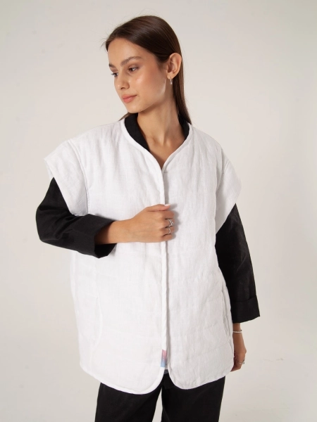 Куртка-жилет Boho white