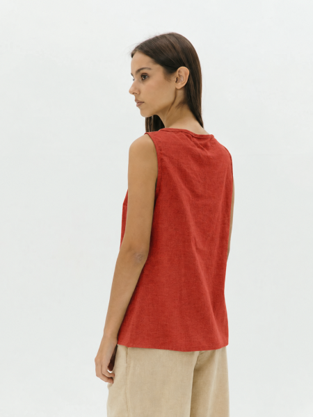 Топ Elle limited terracotta