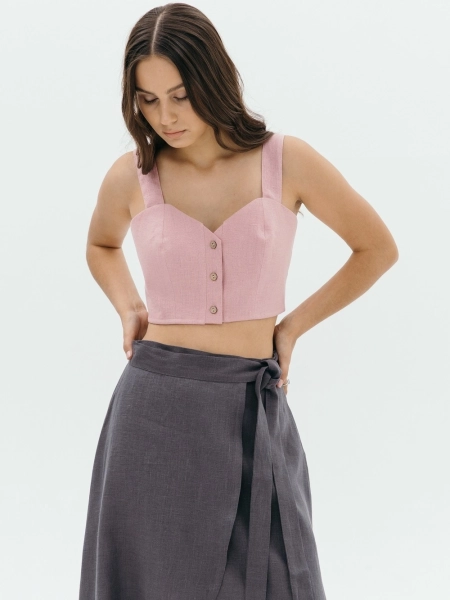 Кроп-топ Hawaii dusty rose