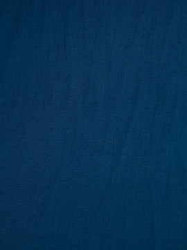Умягченная ткань льняная Синий арт.369-1