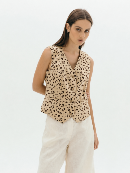 Жилетка flannel Classy limited milk specks