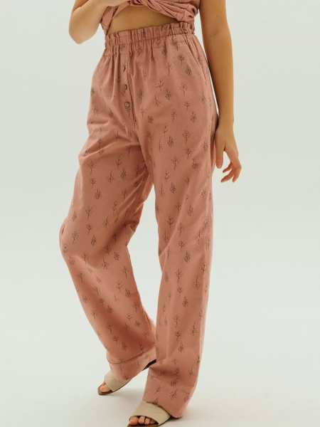 Брюки flannel Levanto limited rose trees