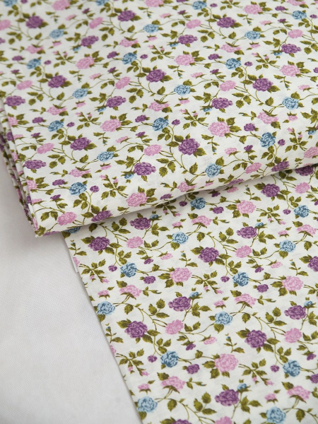 ОСТАТОК меньше метра Ткань полульняная Камелия арт.8415