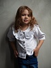 Блуза детская Miu white
