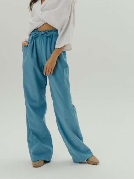 Брюки velvet Comfy sky