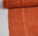 Льняная ткань Морковь арт.131