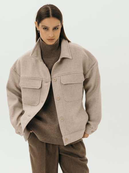 Куртка wool Bertha natural