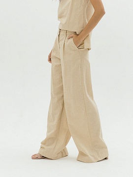 Брюки-палаццо Parisian limited creamy melange