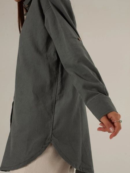 Рубашка velvet Celine graphite