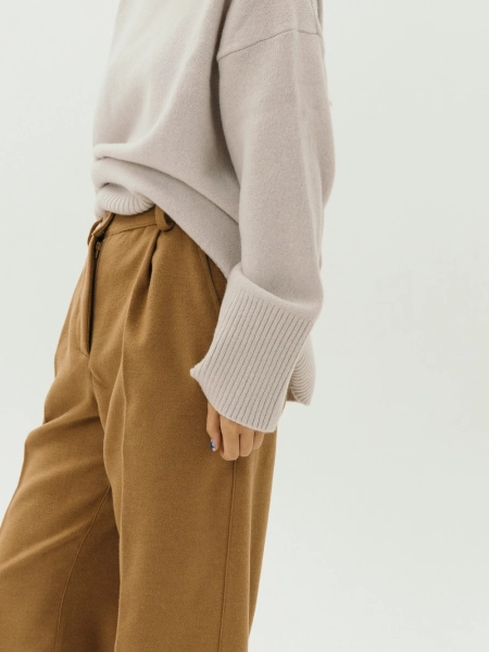 Брюки wool Classy limited mustard