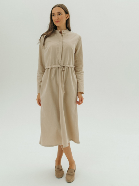 Платье flannel Grace natural