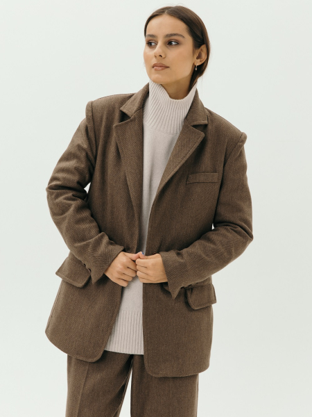 Жакет wool Parisian limited chocolate