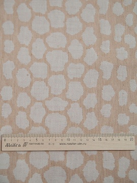 Ткань льняная с шерстью Камешки арт.474