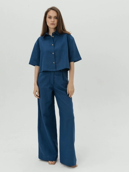 Брюки-палаццо Parisian limited blue