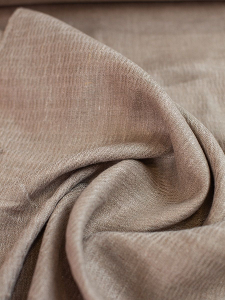 ОСТАТОК меньше метра Льняная ткань Альмаден цвет серый арт.5110-1В