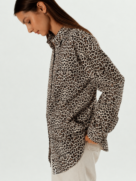 Рубашка Celine limited leopard