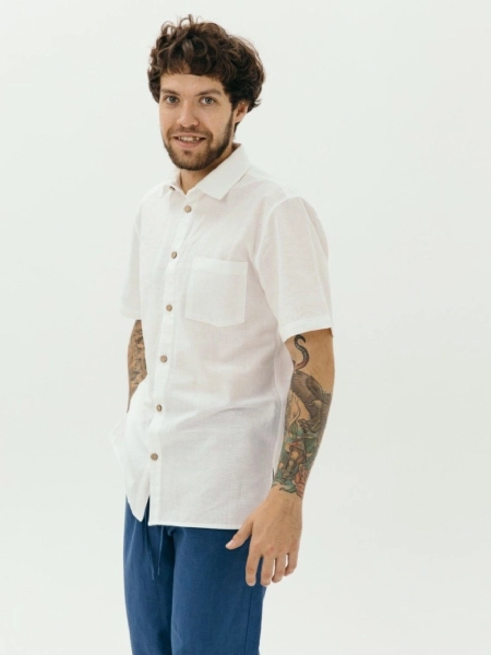 Рубашка ECO Leon white